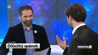 TV JOJ - Noviny o 12-tej | Tomáš Eichler a Ján Mečiar | Dôležitý spánok