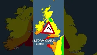 STORM CIARÁN ARRIVES 01/11 #ukweather #weather #storm