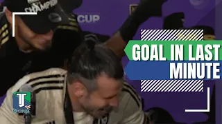 Gareth Bale REACTS after WINNING his FIRST MLS Cup with LAFC
