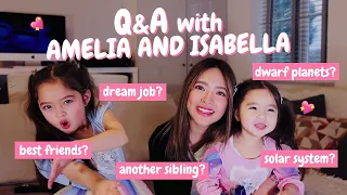 Q & A with Amelia and Isabella 🥰 | Bangs Garcia-Birchmore