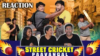 STREET CRICKET PAAVANGAL Reaction 😂|| Ramstk Family