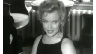 Marilyn Monroe Archive Footage  -  Press conference At The Savoy Hotel London 1956