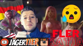 AMERICAN REACTS TO German RAP -- KATJA KRASAVICE x FLER - MILLION DOLLAR A$$ -- Deutsch RAP IS CRAZY