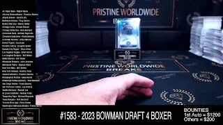 #1583 - 2023 BOWMAN DRAFT 4 BOXER