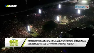 One Western Visayas: Free concert ni Madonna sa Copacabana Beach sa Brazil, gindagsa apisar mainit