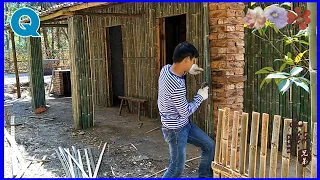 Renovate the old abandoned house covered with bamboo to become more beautiful and wonderful