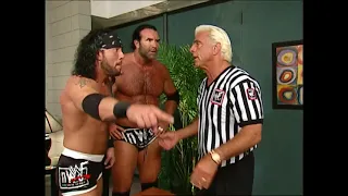 WWE RAW 4/29/2002 Ric Flair and NWO Backstage