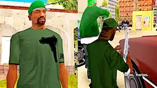 Esto Ocurre si Vestimos a CJ como Sweet en la mision "The Green Sabre" GTA SA