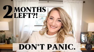 DON'T PANIC | 2 Months until Your WEDDING