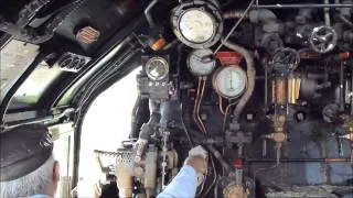 Life on the footplate of Clan line 35028 working a VSOE Surrey Hills 03/08/13