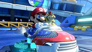 Mario Kart 8 (Wii U) - 100% Walkthrough Part 18 Gameplay - 150cc Triforce Cup & Bell Cup with Mario