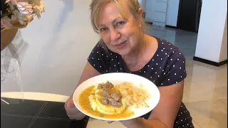 Готовим по семейному. Cooking according to family style. Гуляш из свинины. Pork goulash.