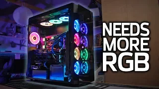 How To Set Up RGB Lighting in a $10,000 PC - Riptide Part 2