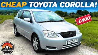 I BOUGHT A CHEAP TOYOTA COROLLA FOR £400!