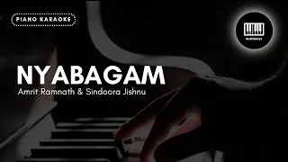 Nyabagam - Varshangalkku Shesham | Piano Karaoke | Unplugged | AuztixKeys