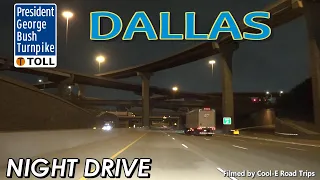 Dallas: George Bush Turnpike at Night (Counterclockwise - FULL)