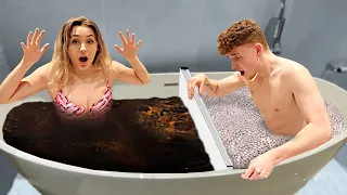 WE MADE THE WORLDS BIGGEST COKE & MENTOS BATH! ft. Infinite Lists