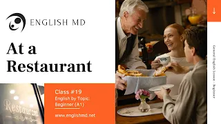 At a Restaurant | Beginner English for ESL Adults & Teens (A1) | Review