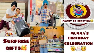 Mumma‘s birthday Celebration🎉 | surprise gifts🎁🥰￼ | Navhappy Bhullar |  vlog