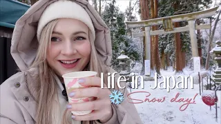 Day in my Life Japan ❄️ SNOW DAY!!!