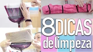 8 Dicas de limpeza | Life Hacks para a Casa