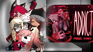 HAZBIN HOTEL Reagindo a música ADDICT [Gacha Club]