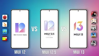 MIUI 12 vs MIUI 12.5 vs MIUI 13 Poco X3 Pro | Benchmark & Test in 5 Games