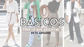 10 BÁSICOS INFALTABLES EN TU ARMARIO QUE DEBES TENER |MODA|  👌