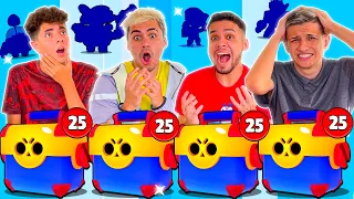 LIBERAMOS 41 BRAWLERS!! BATALHA DE CAIXAS COM YOUTUBERS DE BRAWL STARS