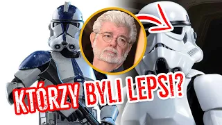 George Lucas twierdzi, że Szturmowcy byli lepsi od Klonów?! - [CIEKAWOSTKI]