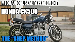 Honda CX500 Water Pump Seal Replacement WITHOUT Removing Engine! THE SHEP METHOD