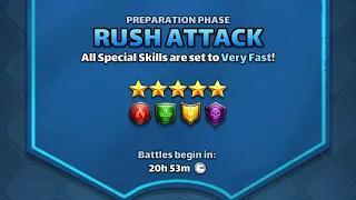 Rush Attack Tournament Setup 5⭐️🚫❤️