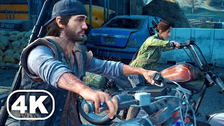 Protect Rikki from the Newts while she fixes the Electrical Transformer ULTRA 4K 60FPS - DAYS GONE