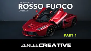 Custom 1/18 Rosso Fuoco HWE Ferrari LaFerrari [PART 1 - Dismantle]
