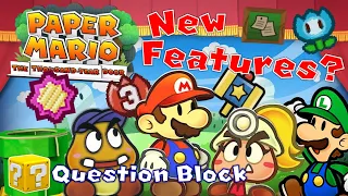 Paper Mario TTYD Remake- NEW Features They Should Add | Question Block