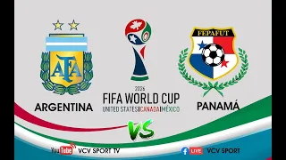 Mundial que nos espera en 2026 ARGENTINA VS PANAMÁ - AMISTOSO  EN VIVO  -    VCV SPORT TV.