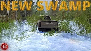 SpinTires MudRunner: NEW SWAMP MAP, Let's Explore!