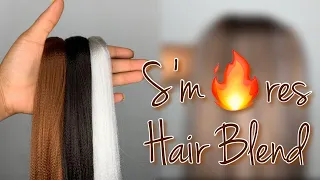 Custom Color Braiding Hair Blend | S’mores 🔥 Hair Blend #48