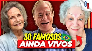 30 FAMOSOS LENDÁRIOS COM MAIS DE 90 ANOS! 😱