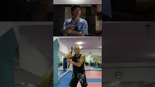 Nunchaku lesson: Bruce lee combination. #nunchaku #lesson #brucelee #нунчаку #kungfu