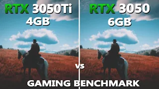 Laptop RTX 3050 6GB vs RTX 3050Ti Gaming Benchmark Test in 2024 | Which one is Better? |