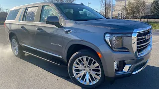 2022 GMC Yukon XL SLT POV Test Drive & Review