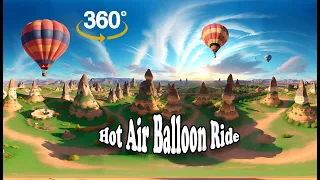 Hot Air Balloon Ride Over Cappadocia | 3D VR 360° Experience