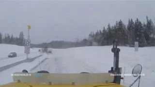 Snow Plow accident