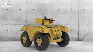 Tracked Robot Chassis-Warthog 02L