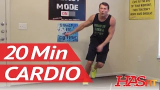 20 Min Cardio Burn - HASfit Cardio Workout to Lose Belly Fat (and all fat!) - Cardio Exercises