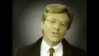 1986 Jerry Springer singing "White Christmas" in a Jewish Accent!