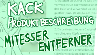 Kack Produktbeschreibung - Mitesser Entferner