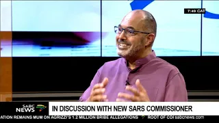 In discussion with new SARS commissioner