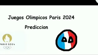 Predicción Juegos Olimpicos París 2024/ Countryballs Fútbol XD